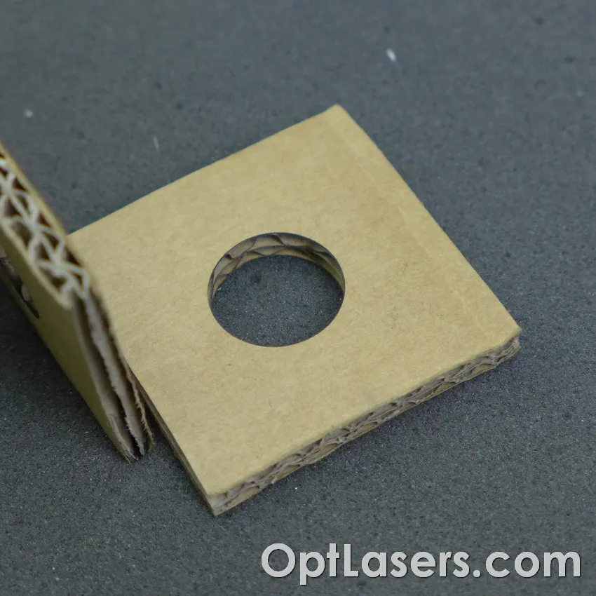 5-layers cardboard laser cutting